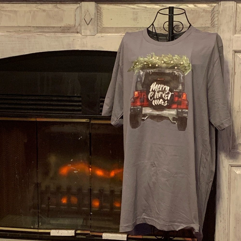 Merry Christmas Jeep tee